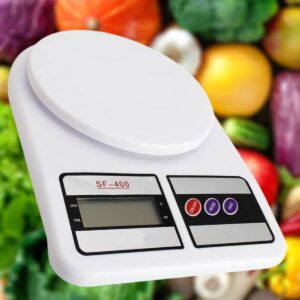 LCD Ekranlı Dijital Hassas Mutfak Terazisi Tartısı Baskülü (5492)