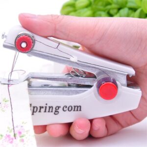 Spring Come Mini Kolay Seyehat ve Ev Tipi El Dikiş Dikme Makinası (5492)