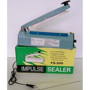 20Cm  Metal Gövde Poşet Ağzı Yapıştırma Kapatma Makinası FS-200 (5492)