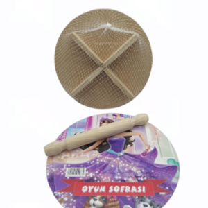 24CM RESİMLİ AHŞAP OYUN SOFRASI EKMEK TAHTA (5492)