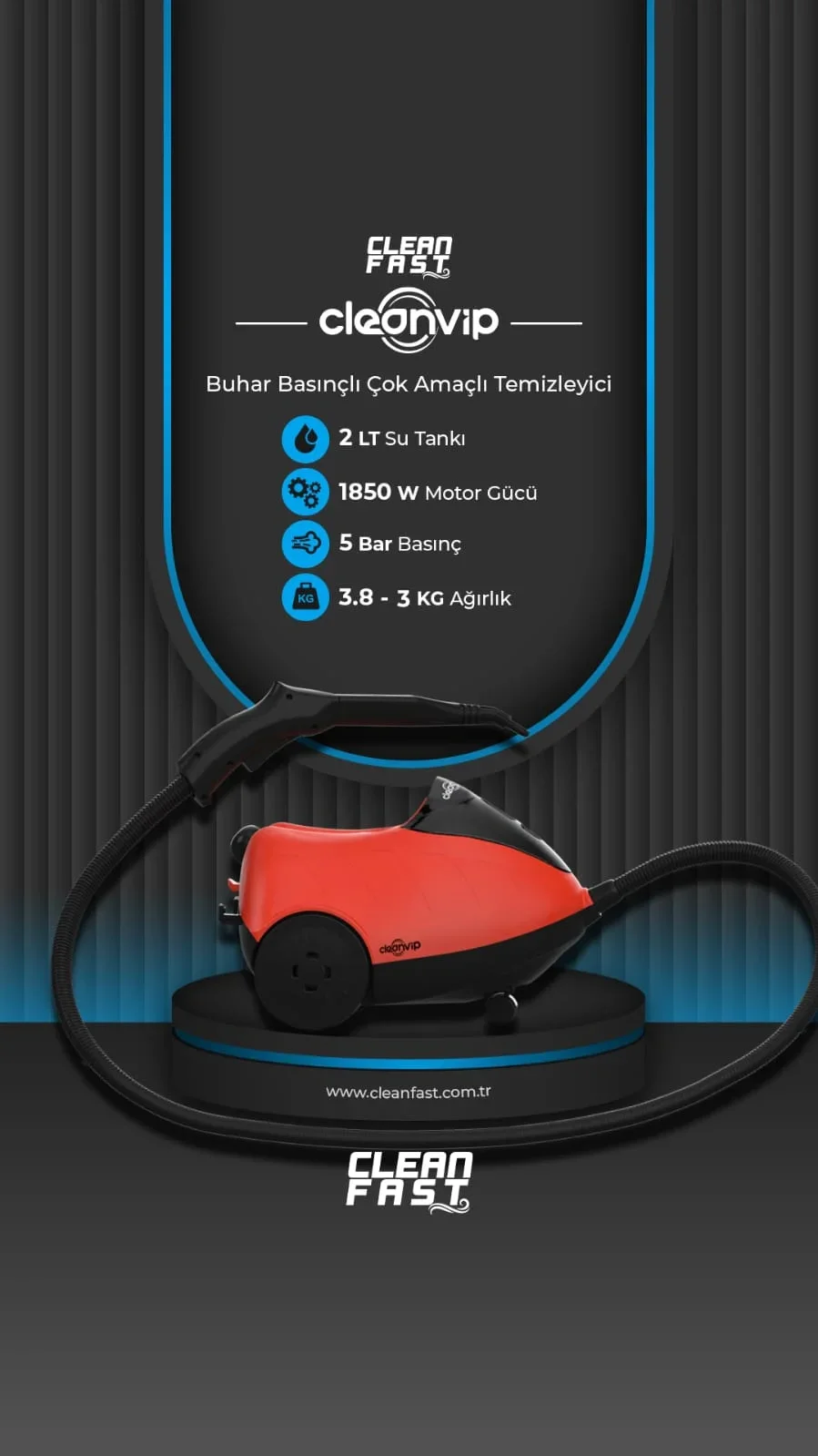 Detaylı Buhar Temizliği Buharlı Makinesi CV332 (5492)
