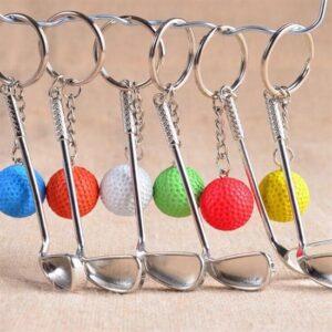 Gerçekçi Golf Tasarımlı Şık Anahtarlık Kolye Çanta Süsü Golf Keychain (5492)