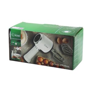 KİWİ KMX-3612 USB ŞARJLI MİKSER 2 X 2-MODEL ÇIRPICI = 4PCS 20W 3-KADEME HIZ=IŞIKLI GÖSTERGE Lİ-İON PİL:1500mAh (5492)